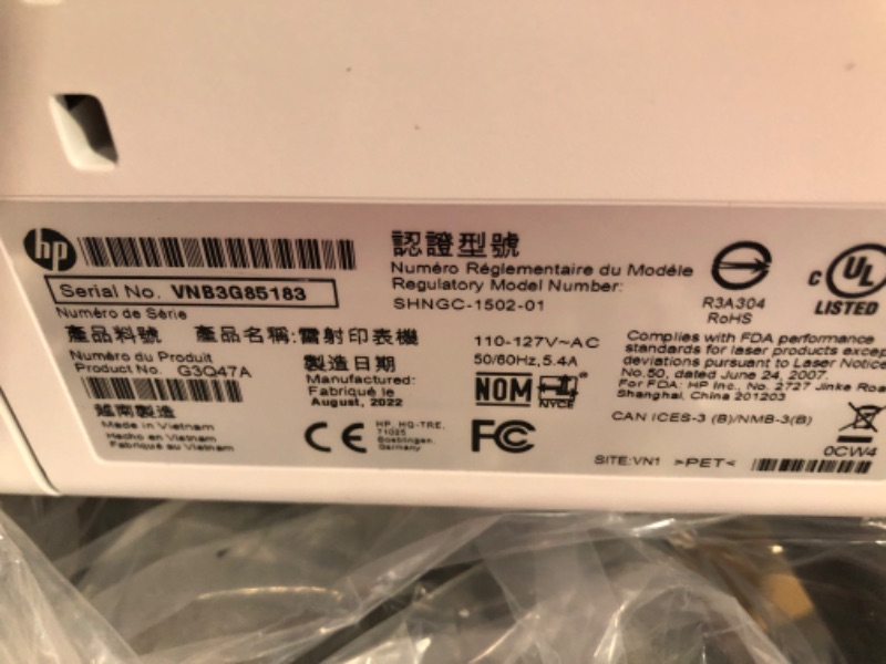 Photo 1 of HP LaserJet Pro M203dw Wireless Monochrome Printer with built-in Ethernet & 2-sided printing, works with Alexa (G3Q47A)