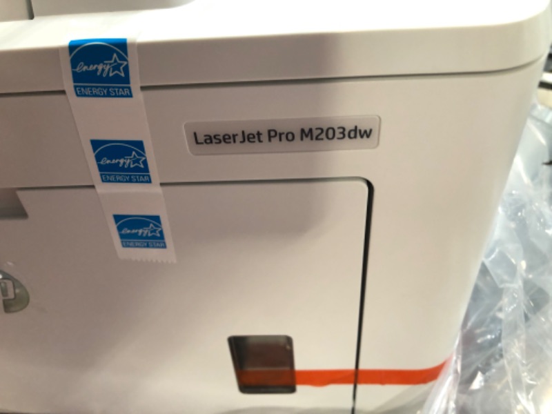 Photo 1 of HP LaserJet Pro M203dw Wireless Monochrome Printer with built-in Ethernet & 2-sided printing, works with Alexa (G3Q47A)