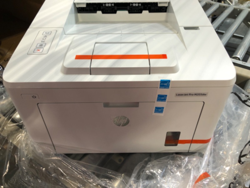 Photo 1 of HP LaserJet Pro M203dw Wireless Monochrome Printer with built-in Ethernet & 2-sided printing, works with Alexa (G3Q47A)