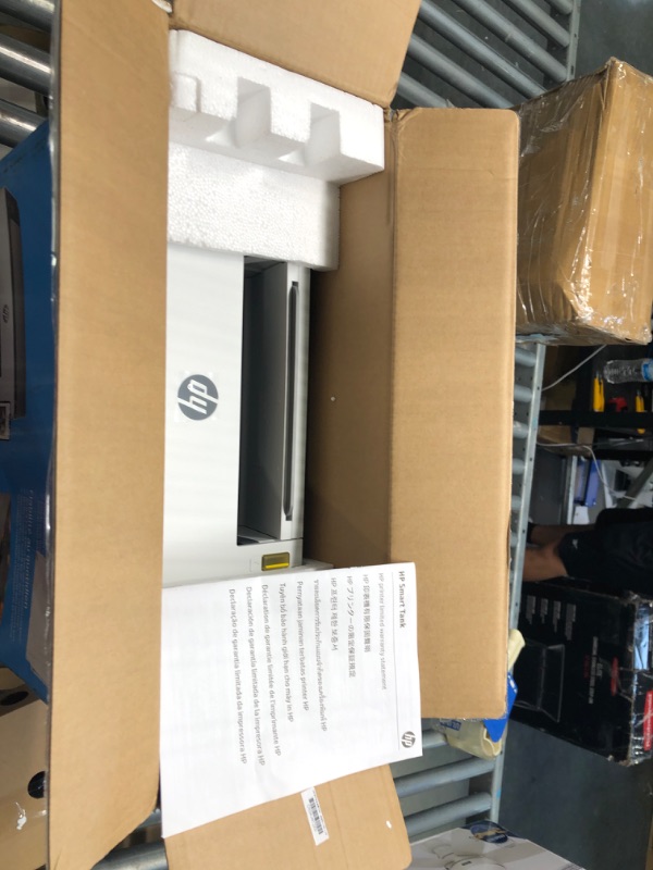 Photo 1 of HP Smart-Tank 5101 Wireless All-in-One Ink-Tank Printer with up to 2 Years of Ink Included (1F3Y0A),White