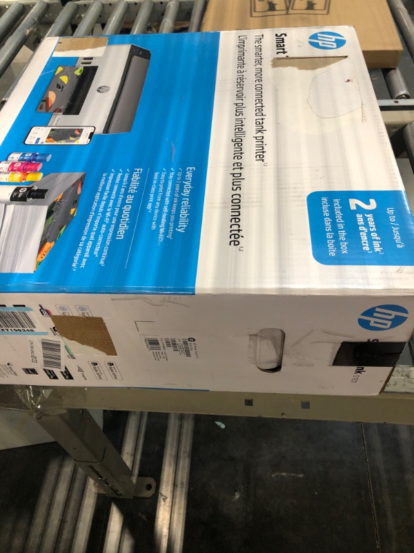 Photo 1 of HP Smart-Tank 5101 Wireless All-in-One Ink-Tank Printer with up to 2 Years of Ink Included (1F3Y0A),White