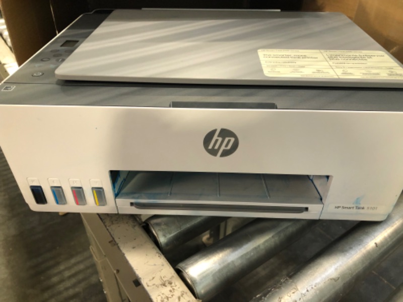 Photo 1 of HP Smart-Tank 5101 Wireless All-in-One Ink-Tank Printer with up to 2 Years of Ink Included (1F3Y0A),White