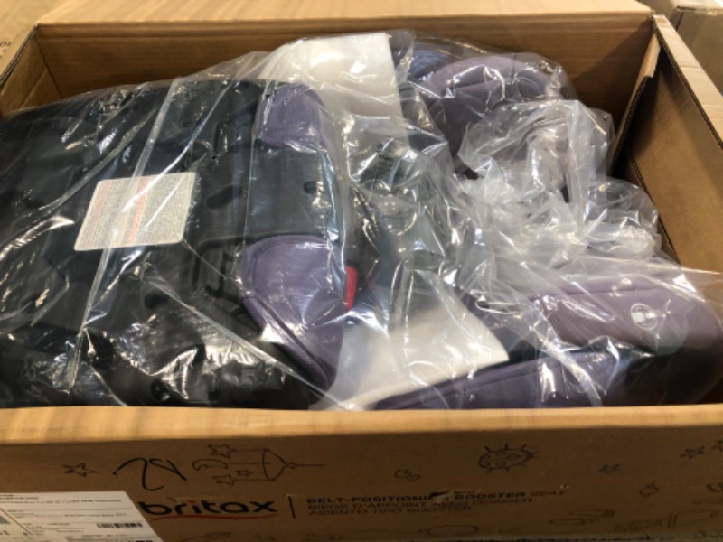Photo 1 of Britax Highpoint Backless Belt-Positioning Booster Seat, SafeWash Purple Ombre