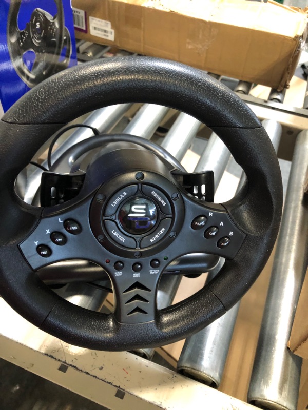 Photo 1 of Superdrive SV450 racing steering wheel with Pedals and Shifters Xbox Serie X / S, Switch, PS4, Xbox One, PS3, PC (programmable for all games)