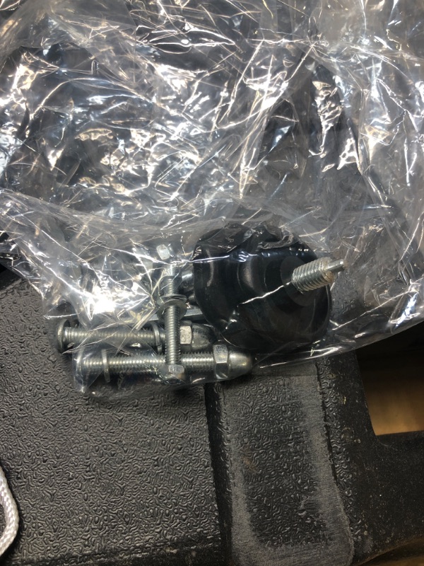 Photo 2 of aokung Portable Adjustable Height 5.4ft - 7ft Basketball Hoop Backboard Stand and Rim for Kids Youth w/Wheels Basketball Goal Game Play Set Indoor/Outdoor
*minor dent/tear on lower left part of backboard.  Item looks fine and durable. see pics