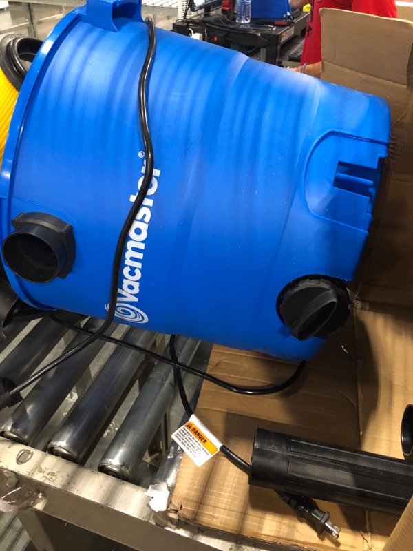 View 6 of Vacmaster VBV1210, 12-Gallon* 5 Peak HP** Wet/Dry Shop Vacuum with Detachable Blower, Blue & 12-16 Gallon High Efficiency Dust Bag, 3 Pack, VHBL Blue 12 Gal 5PHP Vac w/Blower Vacuum + Dust Bag