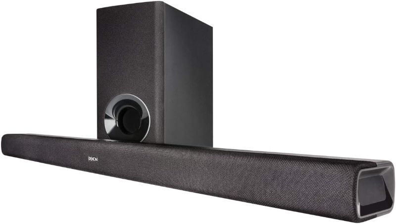 Photo 1 of Denon DHT-S316 Home Theater Soundbar System with Wireless Subwoofer | Virtual Surround Sound Technology | Wall-Mountable | Bluetooth Compatibility | Smart & Slim-Profile | Black
