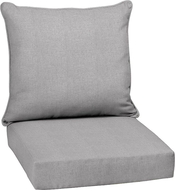 Photo 1 of Arden Selections Outdoor Deep Seating Cushion Set 24 x 24, Sapphire Blue Leala

