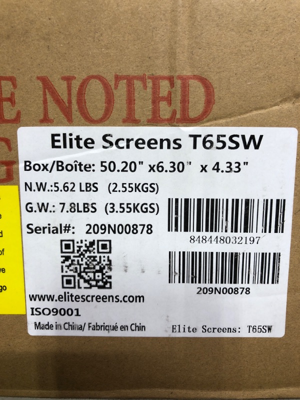 Photo 1 of Elite Screens Tripod Lite Wall Series | 2 in 1 Portable Projector Screen Dual Tripod Stand/Wall Mount Indoor/Outdoor 65-INCH, 1:1 w/Carrying Bag | US Based Company 2-Year Warranty - T65SW 65", 1:1 Black