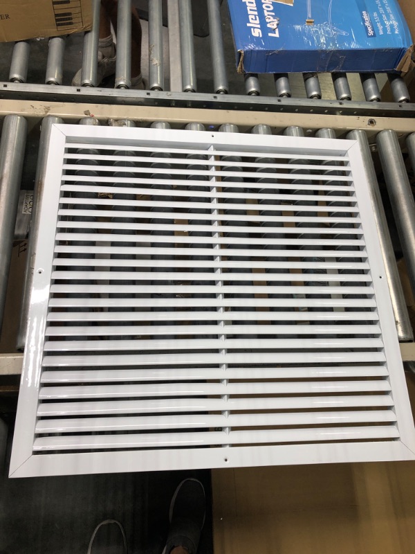 Photo 4 of Air 360 Vent Cover Return Air Grille – 24 x 24 Inch Transfer Grille AC Vent Cover – Durable Rustproof Aluminum Design – Optimal Air Flow – Low Noise Wall Vent for Residential, Industrial Use 24"W x 24"H [Duct Opening]