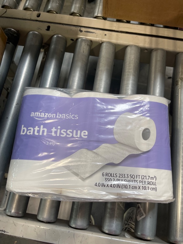 Photo 1 of Amazon Basics 6 Rolls per pack 