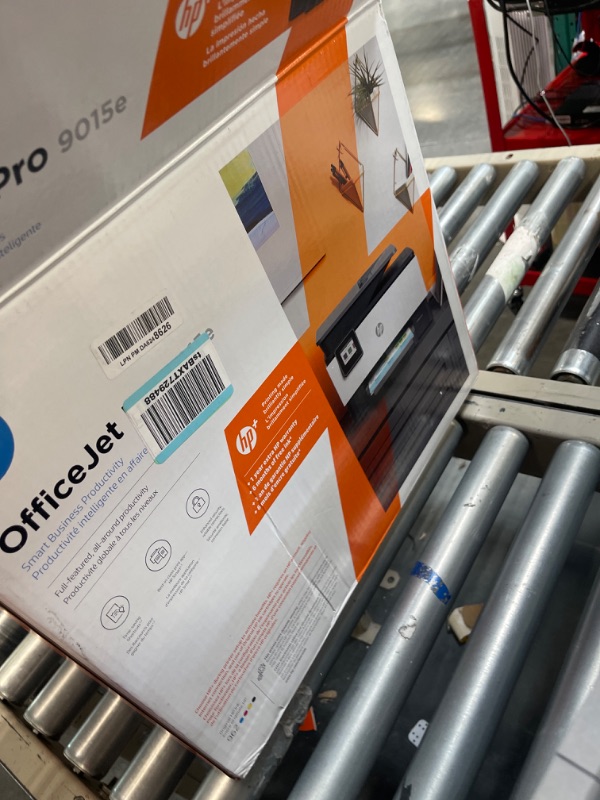 Photo 1 of HP OfficeJet Pro 9015e Wireless Color All-in-One Printer with bonus 6 months Instant ink with HP+ (1G5L3A),Gray