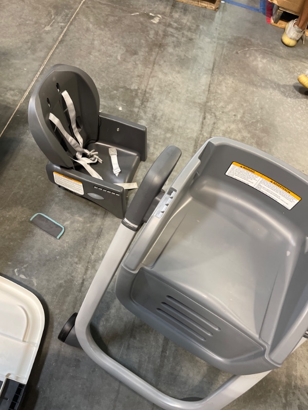 Photo 1 of ngenuity SmartClean Trio Elite 3-in-1 Convertible Baby High Chair, Toddler Chair, and Dining Booster Seat - Slate