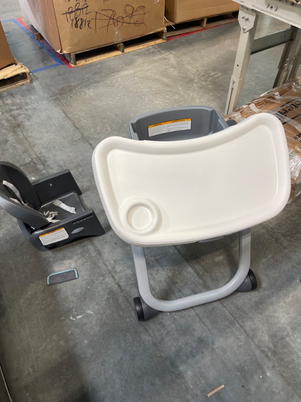 Photo 1 of ngenuity SmartClean Trio Elite 3-in-1 Convertible Baby High Chair, Toddler Chair, and Dining Booster Seat - Slate