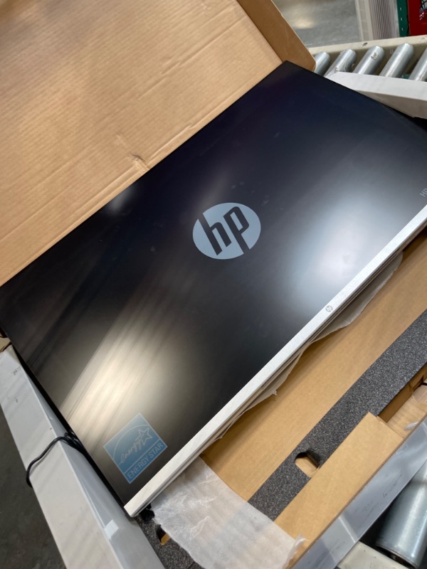 Photo 2 of HP M32fw FHD Monitor, Full HD (1920 x 1080), AMD FreeSync 31.5 Inches, Ceramic white with silver stand 32-Inch 75hz