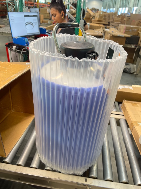 Photo 1 of Bonvoisin 10L Liquid Nitrogen Container Cryogenic Container Liquid Nitrogen (LN2) Dewar Aluminum Alloy Semen Tank with 6 Canisters Carry Bag (10L)