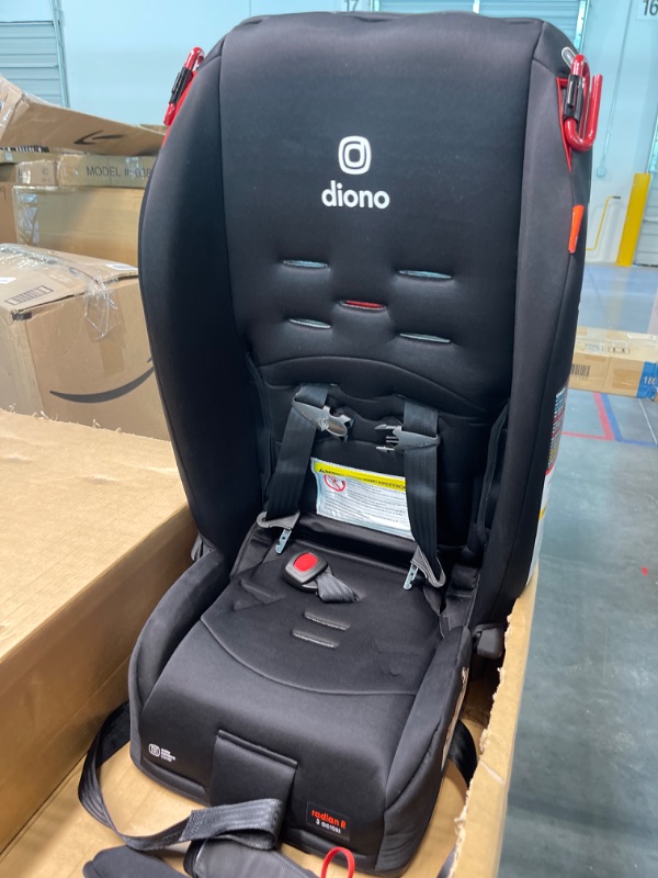 Photo 1 of Diono Radian 3R, 3-in-1 Convertible Car Seat, Rear Facing & Forward Facing, 10 Years 1 Car Seat, Slim Fit 3 Across, Jet Black Radian 3R Fits 3 Across Black Jet