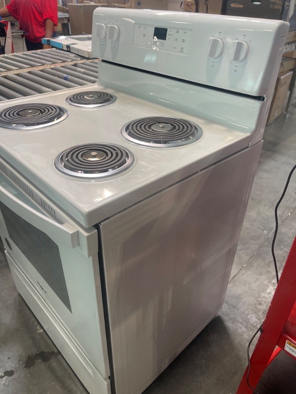 Photo 3 of Whirlpool 30 Inch Wide 4.8 Cu. Ft. Free Standing Electric Range with Self Cleaning Technology

*** MISSING POWER CORD ***