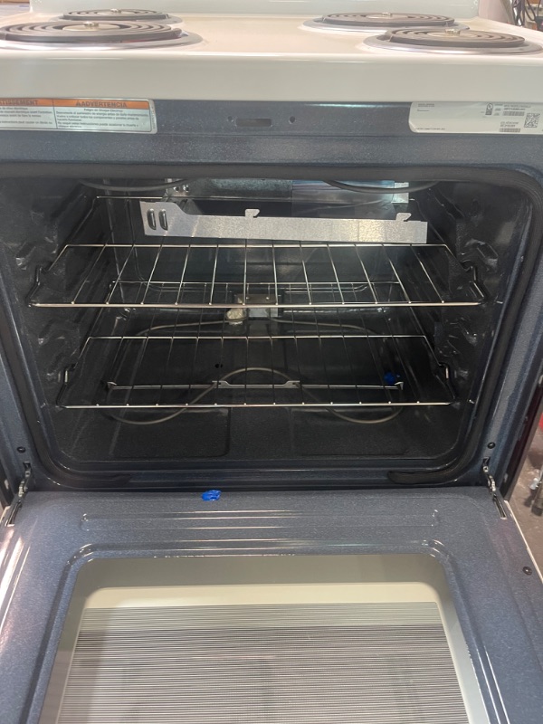 Photo 7 of Whirlpool 30 Inch Wide 4.8 Cu. Ft. Free Standing Electric Range with Self Cleaning Technology

*** MISSING POWER CORD ***