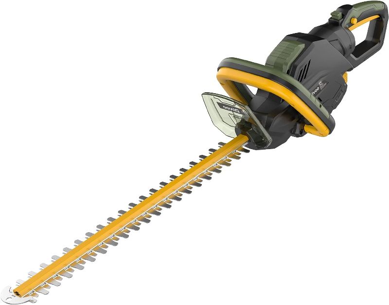 Photo 1 of Cordless Hedge Trimmer, Diivoo 40V 2.5 Ah Battery with Runtime of UP to 60 mins, 21" Dual-Action Blade with ¾ Cut Diameter, 180° Rotating D-Grip Handle