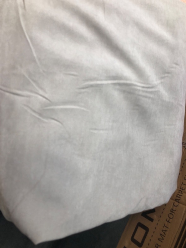 Photo 5 of YnM Oeko-Tex Certified Premium 80 x 87 Inch 25 Pound Cotton Calming Glass Bead Weighted Blanket for Queen & King Beds (Includes Duvet), Dark Grey 80 in x 87 in 25 lb Dark Grey?cotton?original