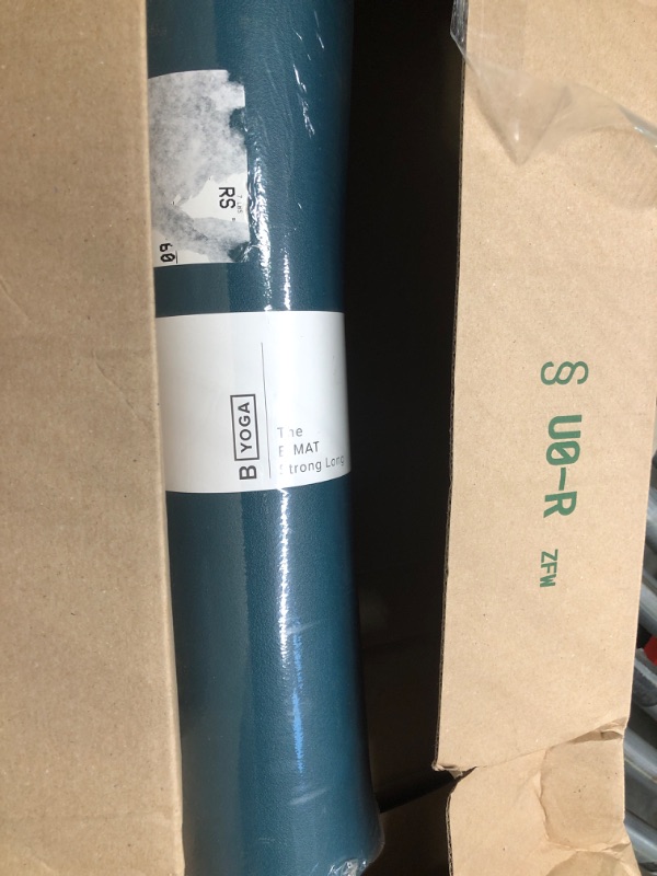 Photo 1 of B YOGA B Mat Strong 6mm Thick Yoga Mat, 100% Rubber, Sticky & Eco-Friendly Exercise Mat, Non-Slip for Hot Yoga, Fitness, Pilates, Exercise, Stretching, Gym or Home Workouts Ocean Green 71 Inch