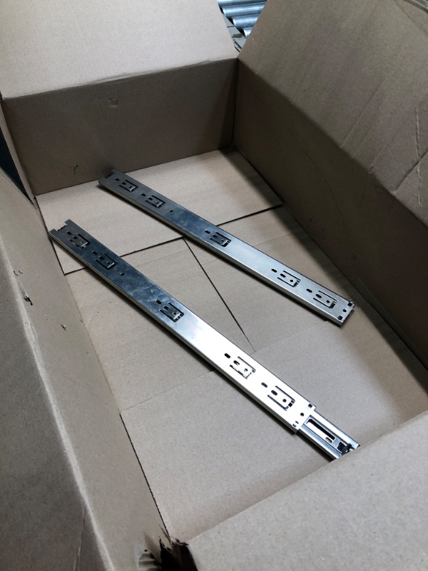 Photo 1 of 10620 Ball Bearing Full Extention Side Mount Slide-20 Inch-Pair Drawer Slide, 20 Inch, Zinc Plated (2 Pack)
