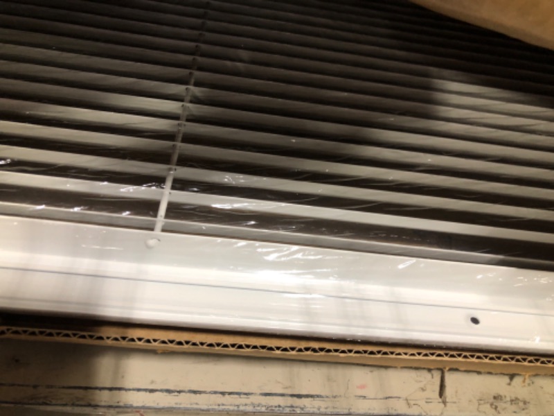Photo 2 of 38" X 14" Aluminum Return Grille - Easy Air Flow - Linear Bar Grilles [Outer Dimensions: 39.5w X 15.5"h] 38 X 14