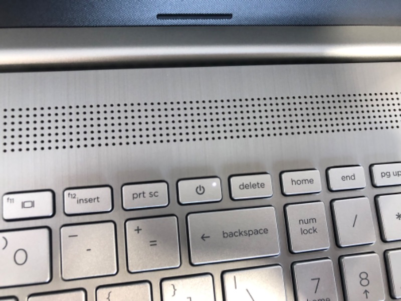Photo 1 of --- SCREEN DOES NOT TURN ON --- HP 17 Laptop, 17.3" HD+ Touchscreen, Intel Core i7-1255U Processor, 16GB RAM, 1TB SSD, Webcam, HDMI, Backlit Keyboard, Wi-Fi, Windows 11 Home, Silver
