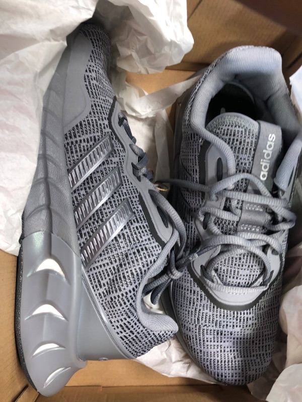 Photo 4 of adidas Men's Kaptir Super Running Shoes 7 Grey/Iron Metallic/Black