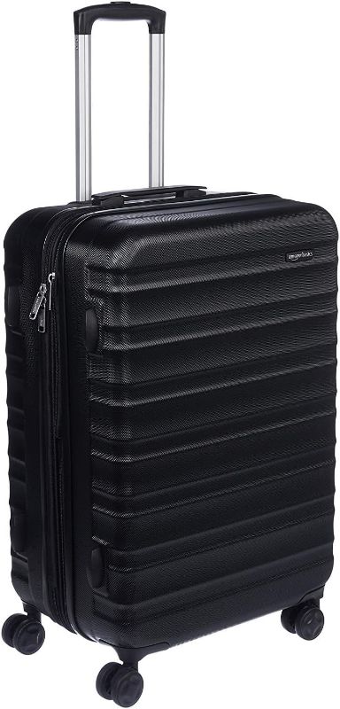 Photo 1 of Amazon Basics Hardside Spinner, Black carryon