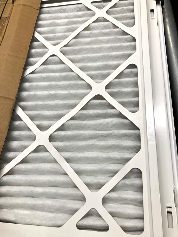 Photo 2 of 20" X 30" Steel Return Air Filter Grille for 1" Filter - Easy Plastic Tabs for Removable Face/Door - HVAC Duct Cover - Flat Stamped Face -White...
