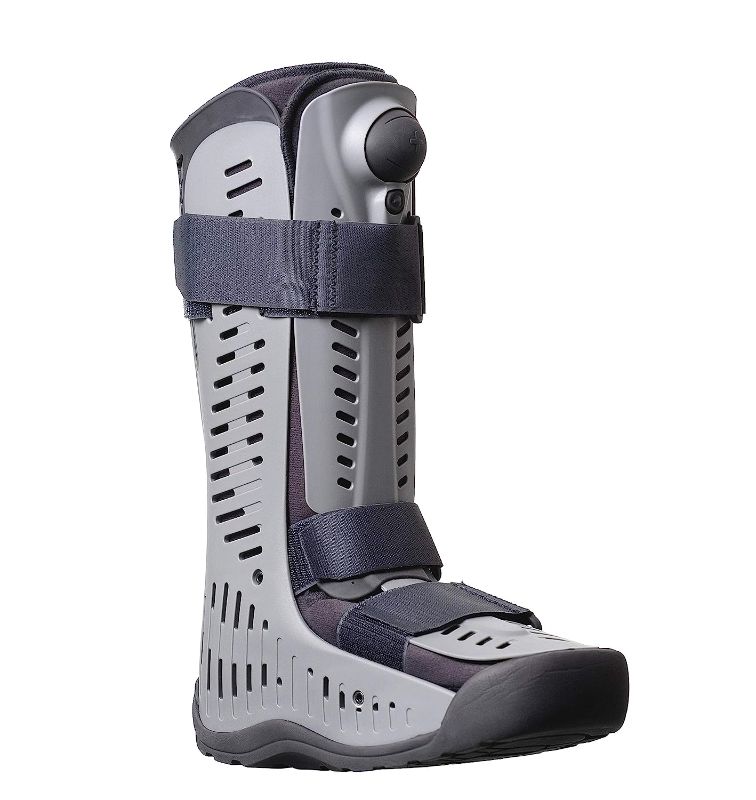 Photo 1 of Air Walker Boot High Top (Medium) with Compression Adjustable Comfortable Straps and Air Pump Rocker Bottom Ventilated Panels for Ankle...
size m