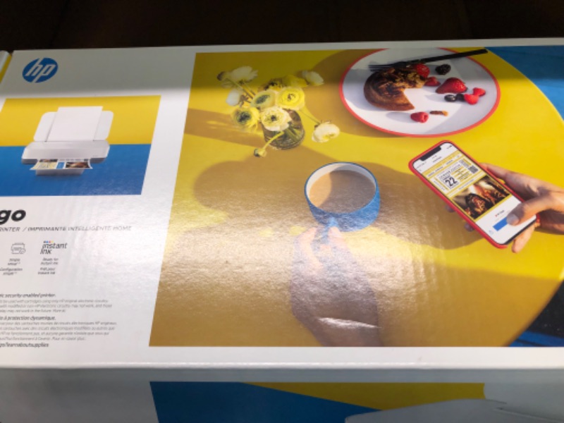Photo 1 of HP - Tango Wireless Instant Ink Ready Inkjet Printer - Wisp Gray