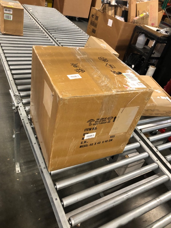 Photo 1 of Hand-Woven Rattan Chandelier, Rattan Pendant Light Fixtures Ceiling, Wicker Hanging Lamp for Dining Room Bedroom Kitchen Island Blue 40x40cm