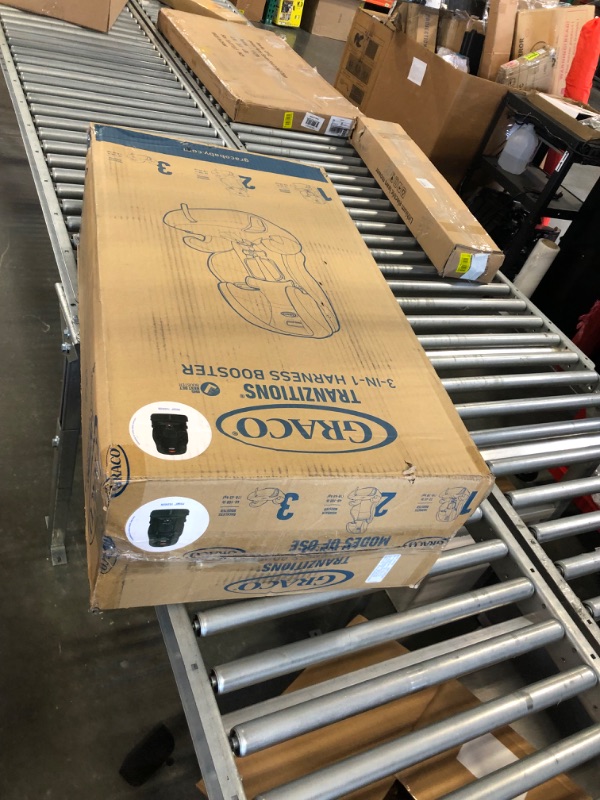 Photo 1 of Graco Tranzitions 3 in 1 Harness Booster Seat, Proof Tranzitions Black