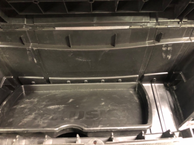 Photo 1 of 24 in. Hand Tool Box in Black
