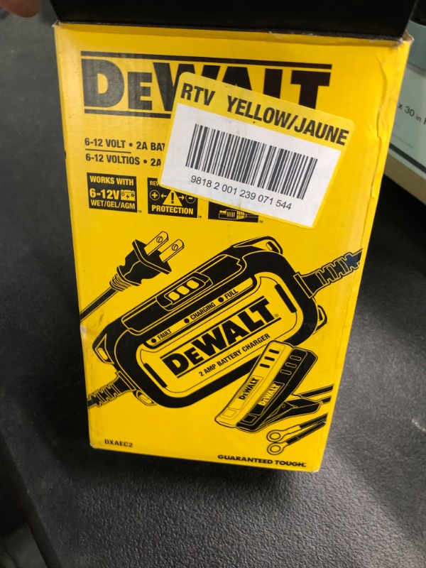 Photo 3 of DEWALT DXAEC2 DXAEC2 Professional 2-Amp Automotive Battery Charger and Maintainer