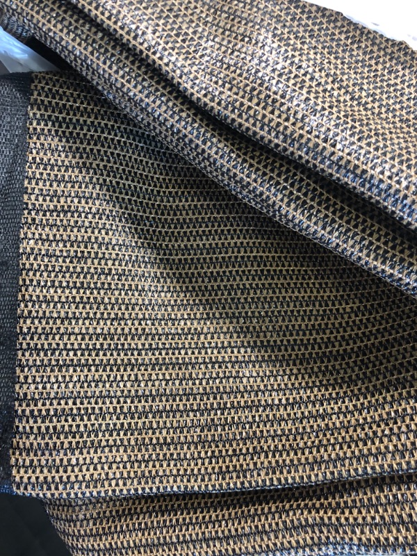 Photo 1 of 90% Coffee Color Shade Cloth with Grommets 2×3.3 3.3×6.5 3.3×10 6.5×6.5 6.5×10 10×6 10×10 10×13 13×13 13×20 16.5×20ft Sunblock Shade Cloth Uv Resistant...
