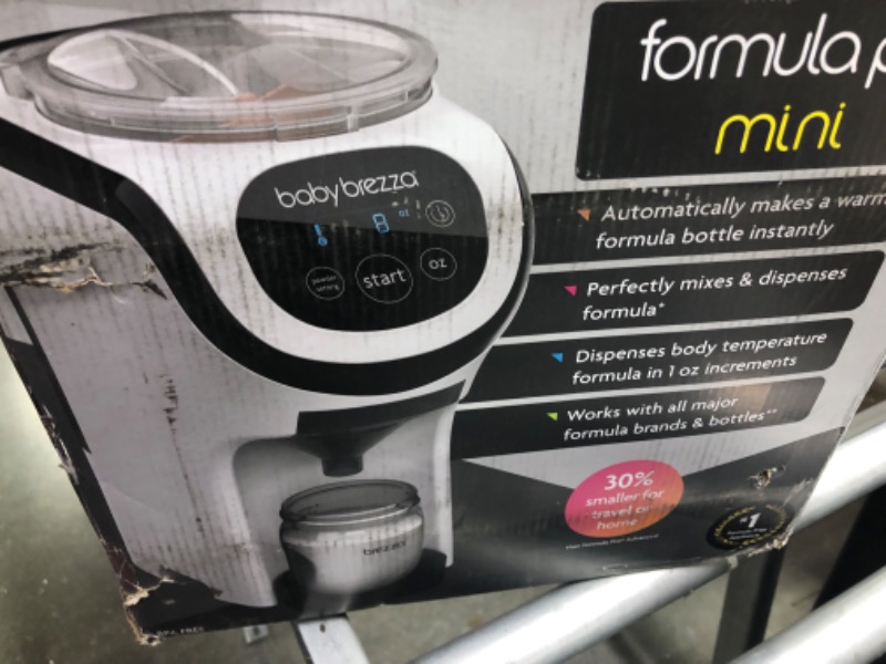 Photo 2 of Baby Brezza Formula Pro Mini Baby Formula Maker – Small Baby Formula Mixer Machine Fits Small Spaces and is Portable for Travel– Bottle Makers Makes The...
