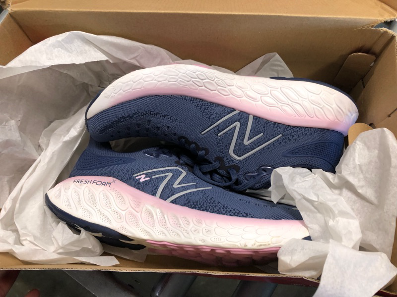 Photo 3 of New Balance Women's Fresh Foam X 1080 V12 Running Shoe 8 Vintage Indigo/Lilac Cloud/Silver Metalic