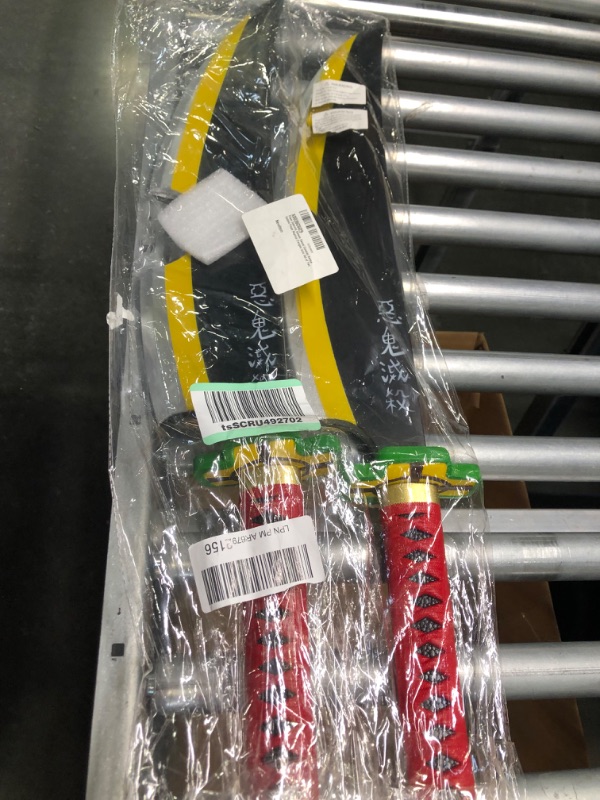Photo 1 of Foam Samurai Demon Sword Cosplay Anime Katana Props Replica (Choose Your Character) Tengen Uzui Set of two