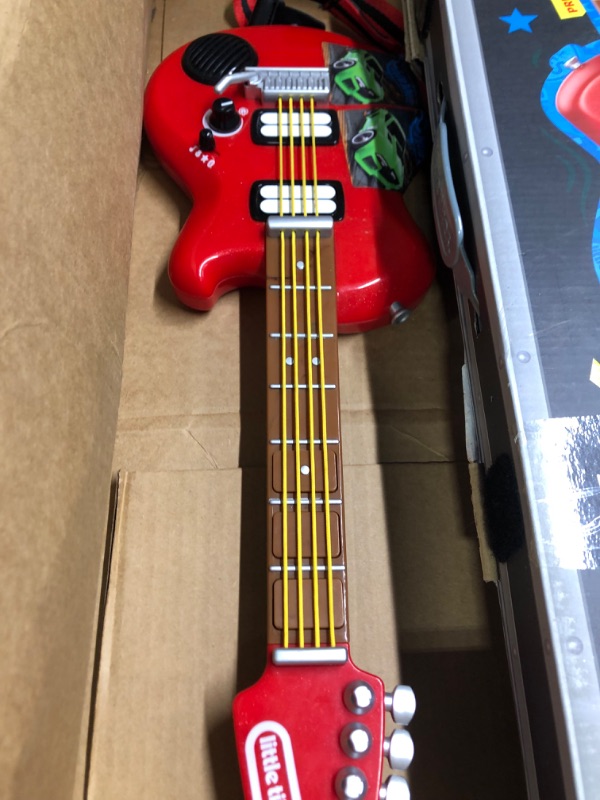 Photo 1 of Little Tikes My Real Jam Electric Guitar, Realistic Toy Guitar with Strap, Musical Instrument with 4 Play Modes, Play Any Song with Bluetooth, Gift for Kids, Toy for Boys and Girls Ages 3 4 5+