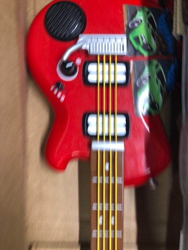 Photo 1 of Little Tikes My Real Jam Electric Guitar, Realistic Toy Guitar with Strap, Musical Instrument with 4 Play Modes, Play Any Song with Bluetooth, Gift for Kids, Toy for Boys and Girls Ages 3 4 5+