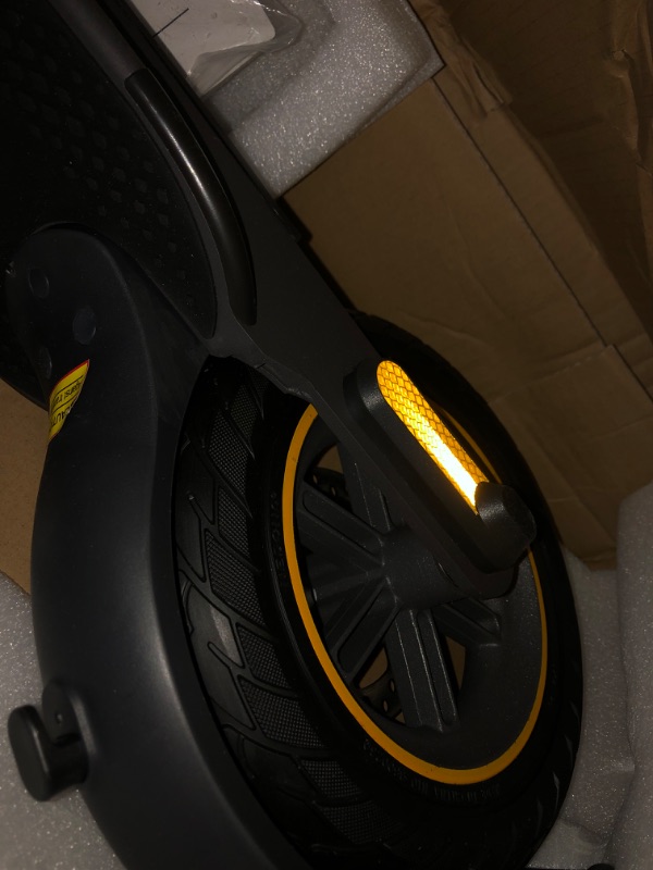 Photo 1 of Electric Scooter 500W Motor 10" Solid Tires 19 Miles Long Range for Adults - 19 Mph Max Speed,Smart APP,Dual Brake System black