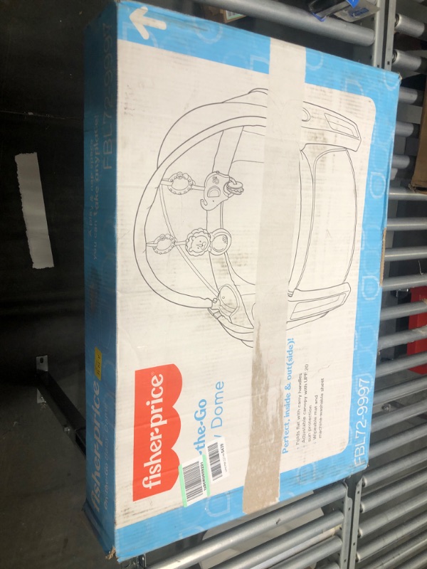 Photo 1 of Fisher-Price On-the-Go Baby Dome Bubbles, travel portable play space and napping spot with canopy [Amazon Exclusive]