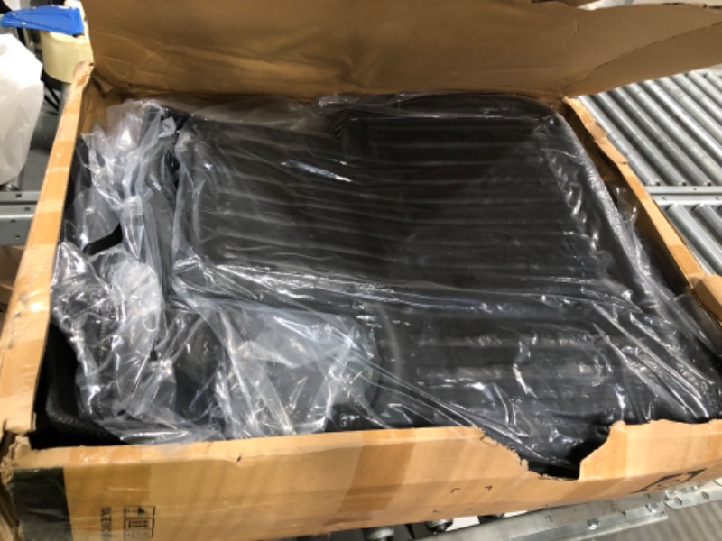 Photo 1 of SUPER LINER All Weather Floor Mats for Tesla Model Y 5-Seat 2021 2022 2023 Custom Fit TPE Car Floor Mats Cargo Liner Rear Cargo Tray Trunk Interior Accessories (Does NOT fit 7-Seat)