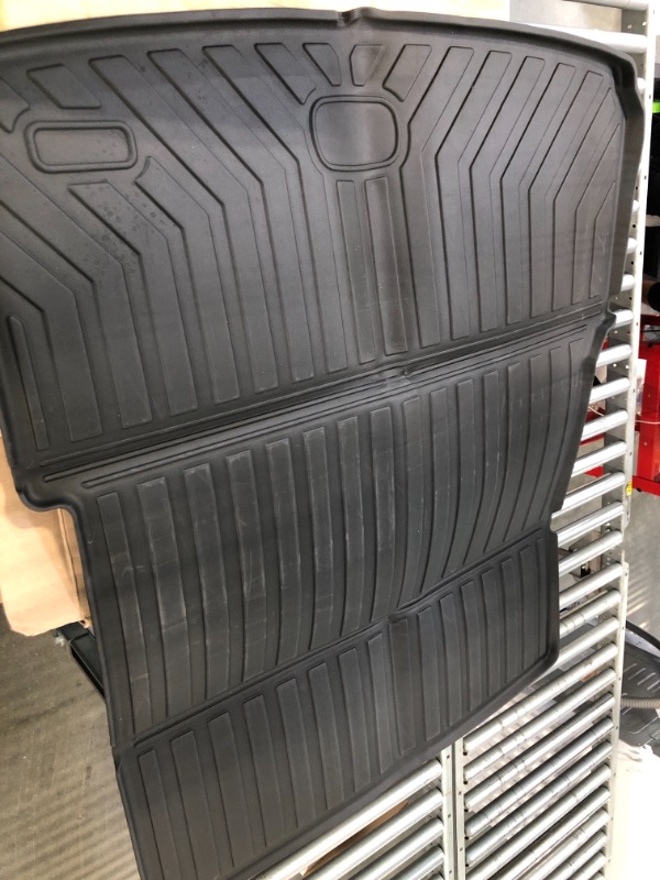 Photo 3 of Cartist Cargo Liner Compatible with 2021 2022 2023 Jeep Grand Cherokee L All Weather Rear Trunk Mat TPE (Behind The 2nd Row Seats)(Not Fit Grand Cherokee)