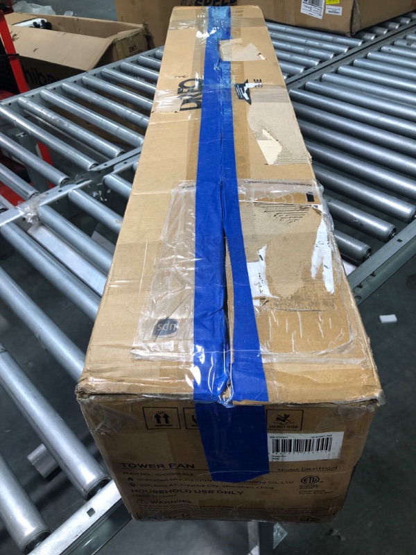 Photo 2 of Dreo Cruiser Pro T1 Tower Fan, 42 Inch Quiet Oscillating Bladeless Fan with Remote, 6 Speeds, 3 Modes, LED Display, 12H Timer, Black Floor Standing Fan Powerful for Indoor Home Bedroom Office Room Standard