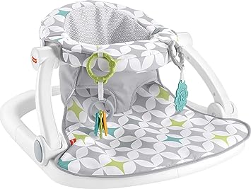 Photo 1 of Fisher-Price Portable Baby Chair Sit-Me-Up Floor Seat With Developmental Toys & Machine Washable Seat Pad, Starlight Bursts
